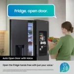 Samsung RS90F66BEFEU, Side by Side Fridge Freezer, E Rated in Black