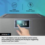 Samsung Series 9 Large Capacity WD18DB8995BZT1 18kg / 11kg Washer Dryer, A Rated in Dark Steel